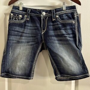 Rock Revival Size 29 Maggie Bermuda Jean Shorts
